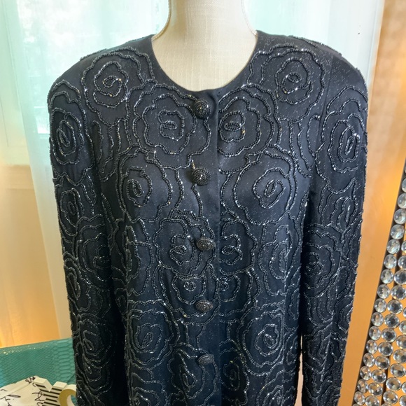 Beaded Two Piece Suit - Picture 2 of 7